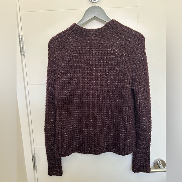 Contemporaine by Simon’s waffle high neck sweater- Size S - Picture 2 of 3
